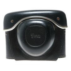 Black EXA vintage film camera antique leather hard case