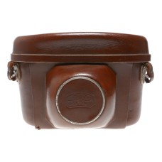 Zeiss Ikon brown vintage film camera antique leather ever-ready case