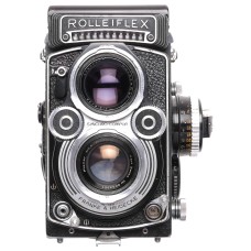 Rolleiflex 3.5F 12/24 TLR Planar 3.5/75mm metered cased camera