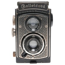 Rolleicord I Type 1 6x6 Art Deco Nickel Plated Highly Collectible