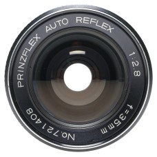 Prinzflex Auto Reflex 1:2.8 f=35mm Pentacon Praktica IV-F Lens M42