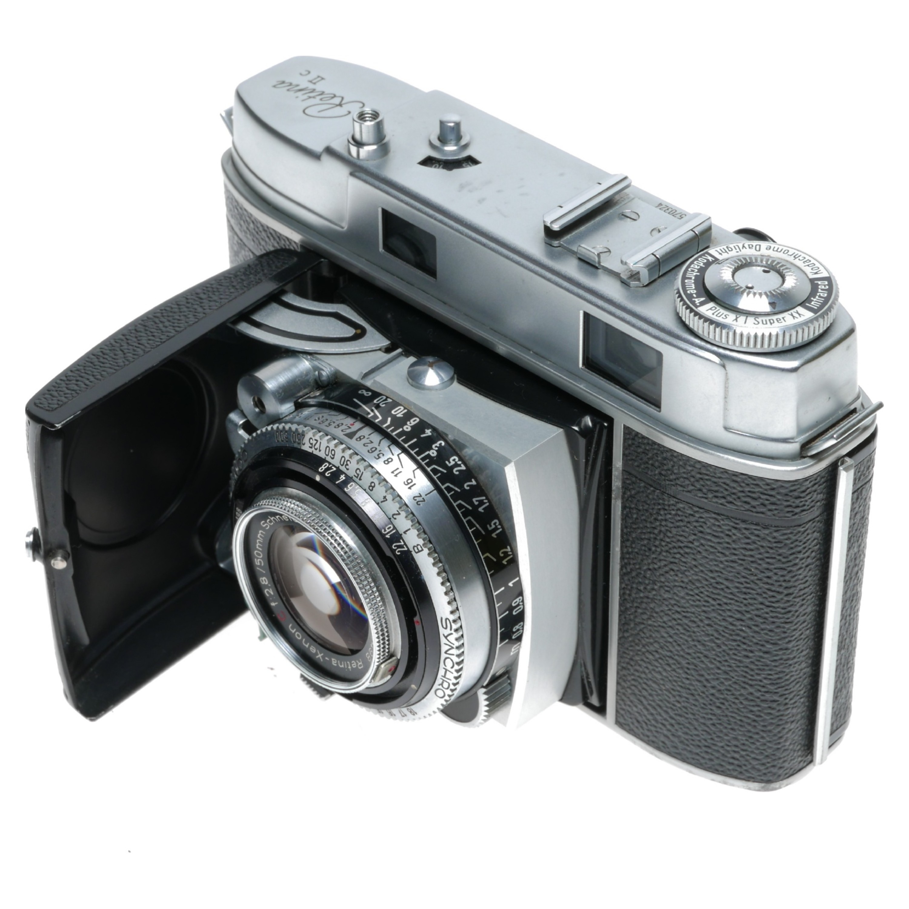 Kodak Retina Iic Type 020 35mm Rangefinder Camera Xenon 2850 C