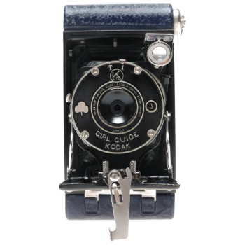 Kodak Vest Pocket British Girl Guide Folding Camera in Pouch