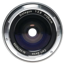 Carl Zeiss Distagon 1:2.8 f=25mm Contarex Camera Lens Hood Filters