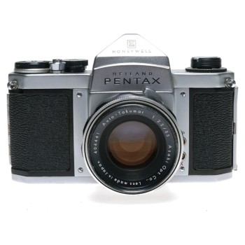 Honeywell Heiland Pentax H1 SLR Camera Auto Takumar 1:2.2/55 Lens