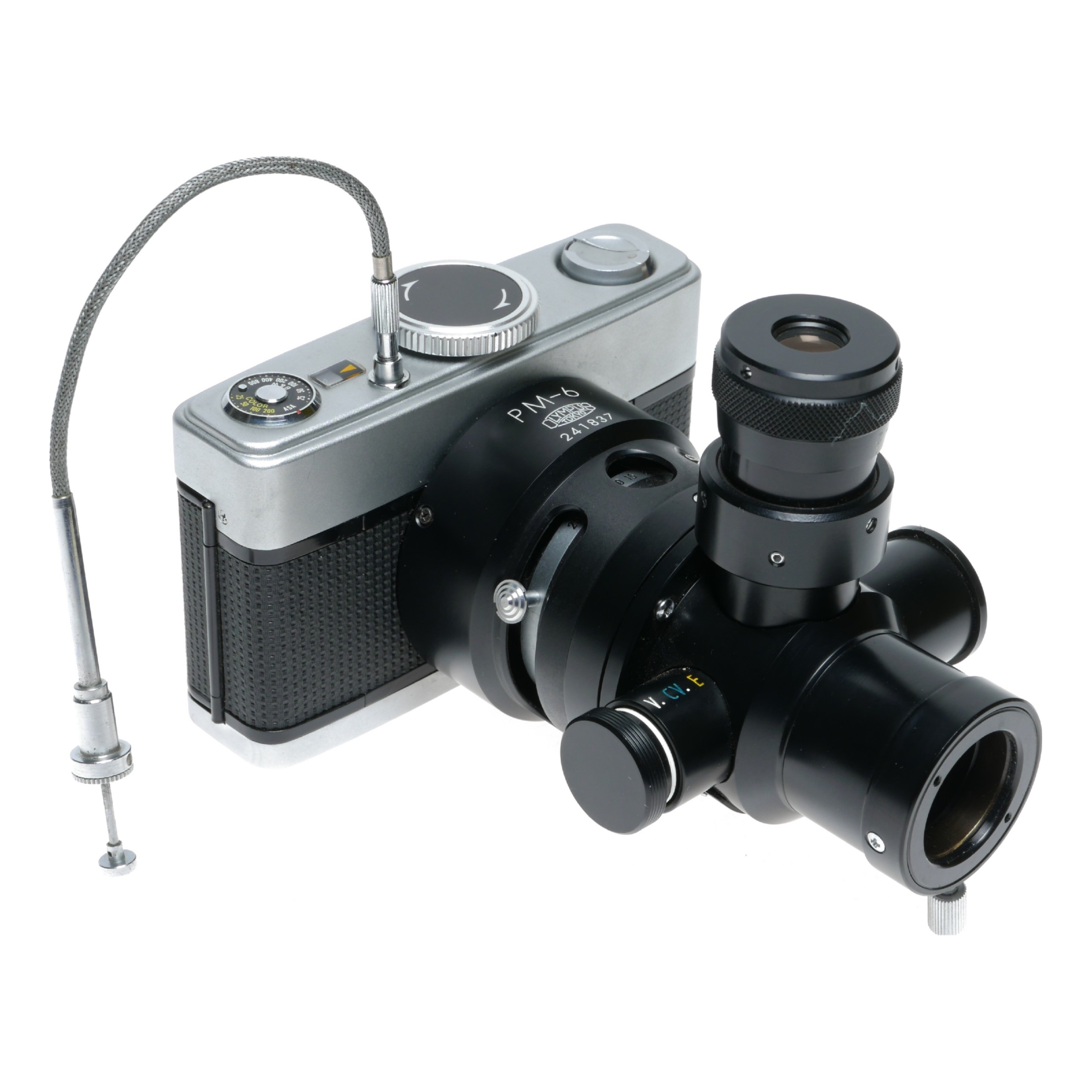 Olympus PM-6 35mm Microscopy Chrome Camera Beam Splitter V.CV.E