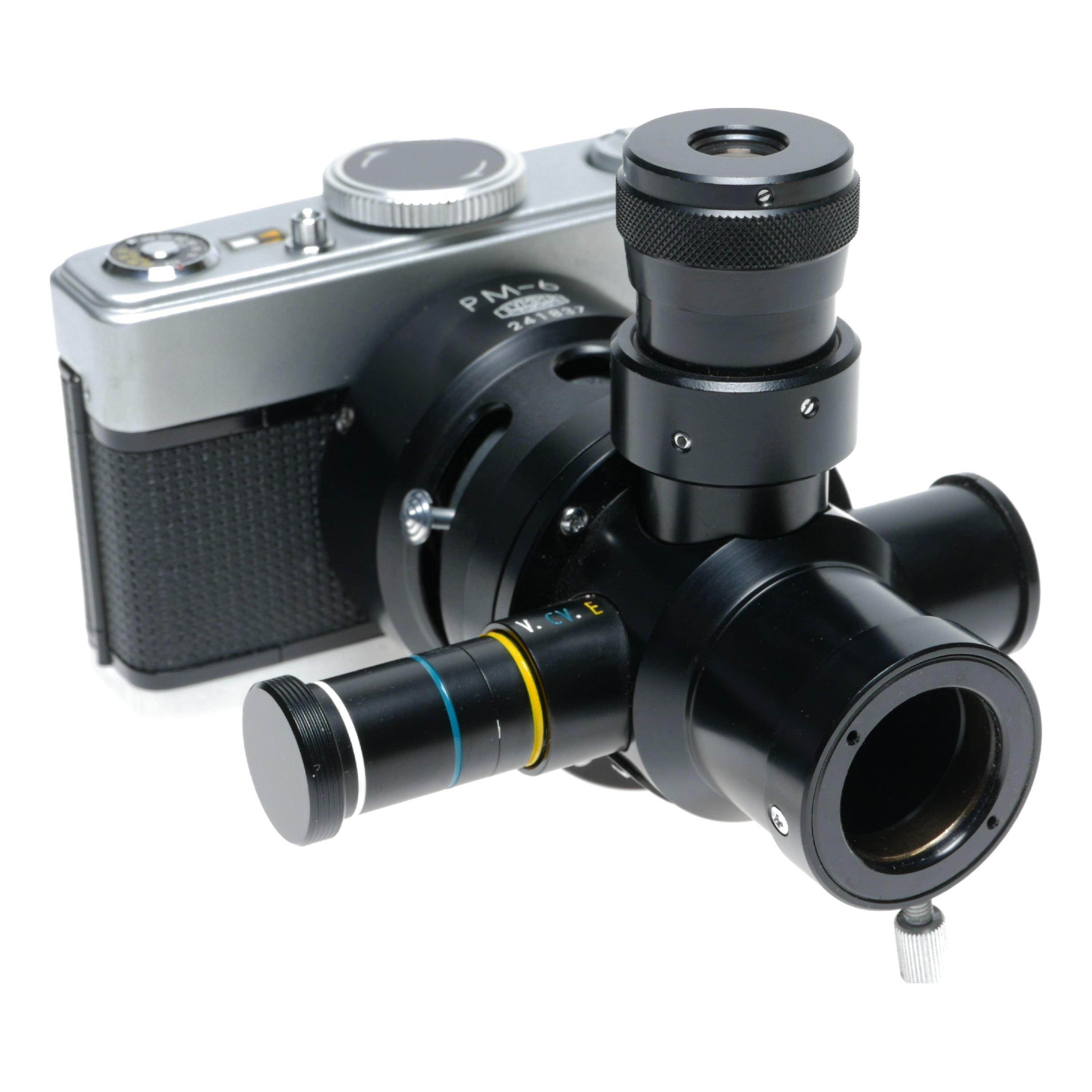 Olympus PM-6 35mm Microscopy Chrome Camera Beam Splitter V