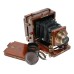 J.Lancaster 1899 BB Instantograph Wood 1/4 Plate Camera Brass Lens