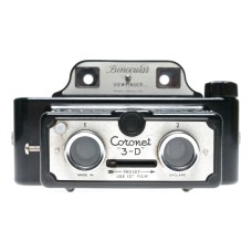 Coronet 3-D Stereo 4.5x5 Camera Early Version Bakelite