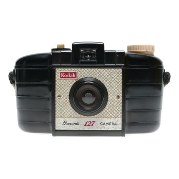 Kodak Brownie 127 Second Model Bakelite 6x4cm Camera