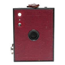 Kodak No.2 Brownie Model F Red 120 Film Box Camera