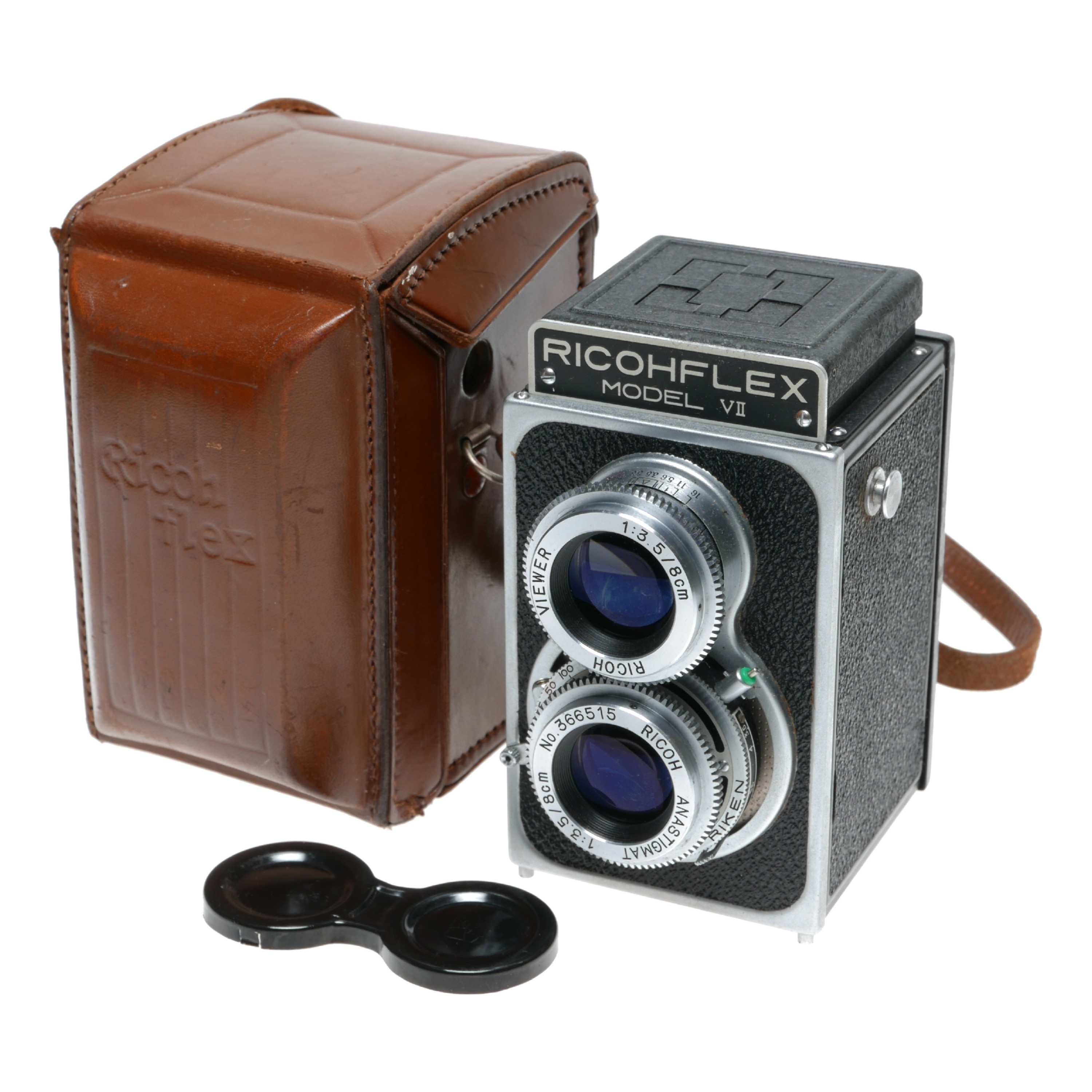 Ricohflex Model VII 6x6 TLR 120 Film Camera Riken Shutter