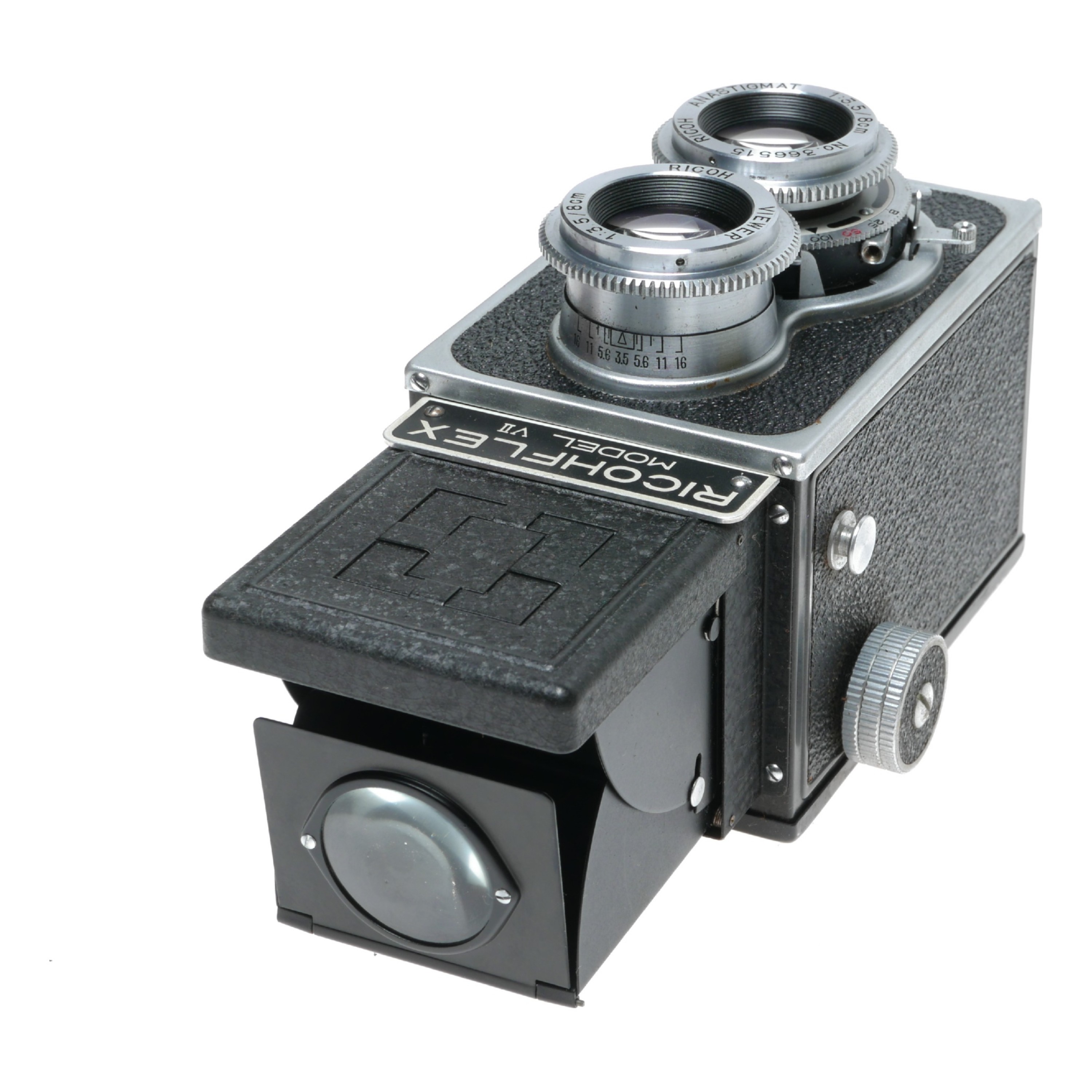 Ricohflex Model VII 6x6 TLR 120 Film Camera Riken Shutter