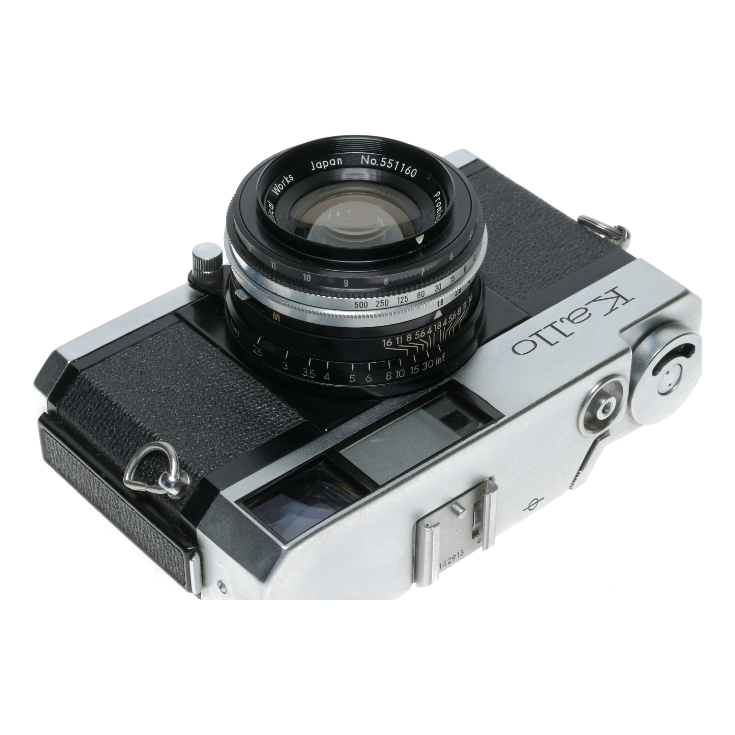 Kallo 180 35mm Film SLR Camera Kowa Prominar 1:1.8 f=45mm