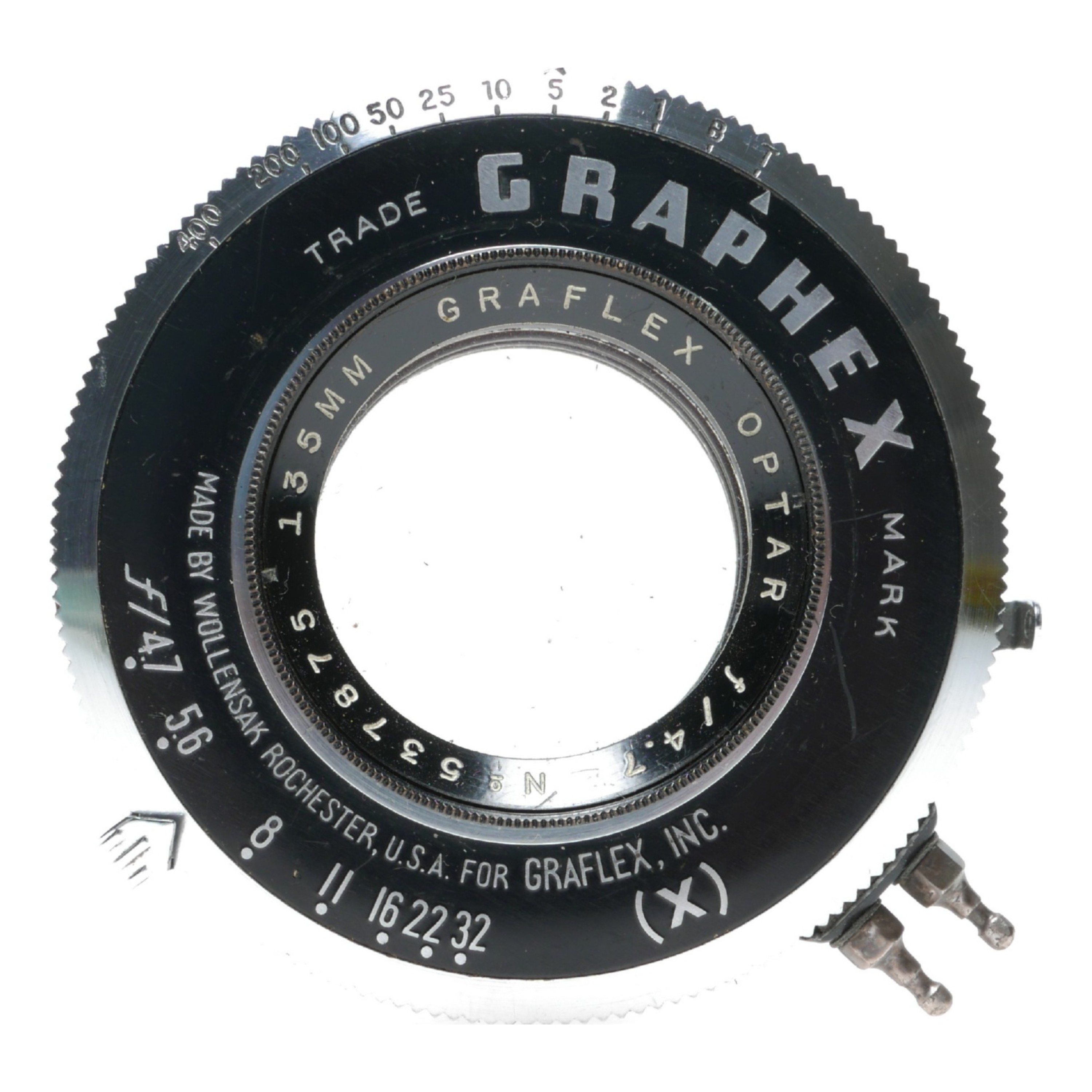 Shop : Buy Graflex 135mm F4.7 Optar Lens: SAT0619/778653