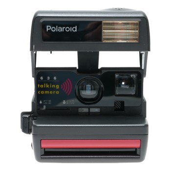 Polaroid 636 Instant Film Talking Camera in Original Box Instructions