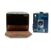 Kodak Beau Brownie 2 Blue Art Deco Box Camera Doublet Lens in Case
