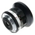 Konica Hexanon 1:4 f=21mm Ultra Wide Lens Auto Reflex T