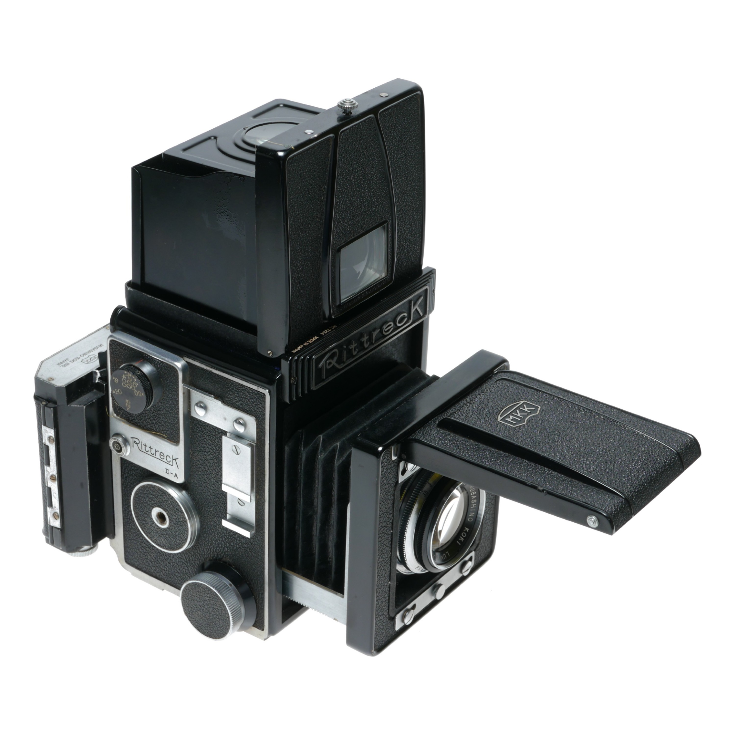 Musashino Koki MKK Rittreck IIA SLR Film Camera Luminant 1:3.5 fu003d10.5cm