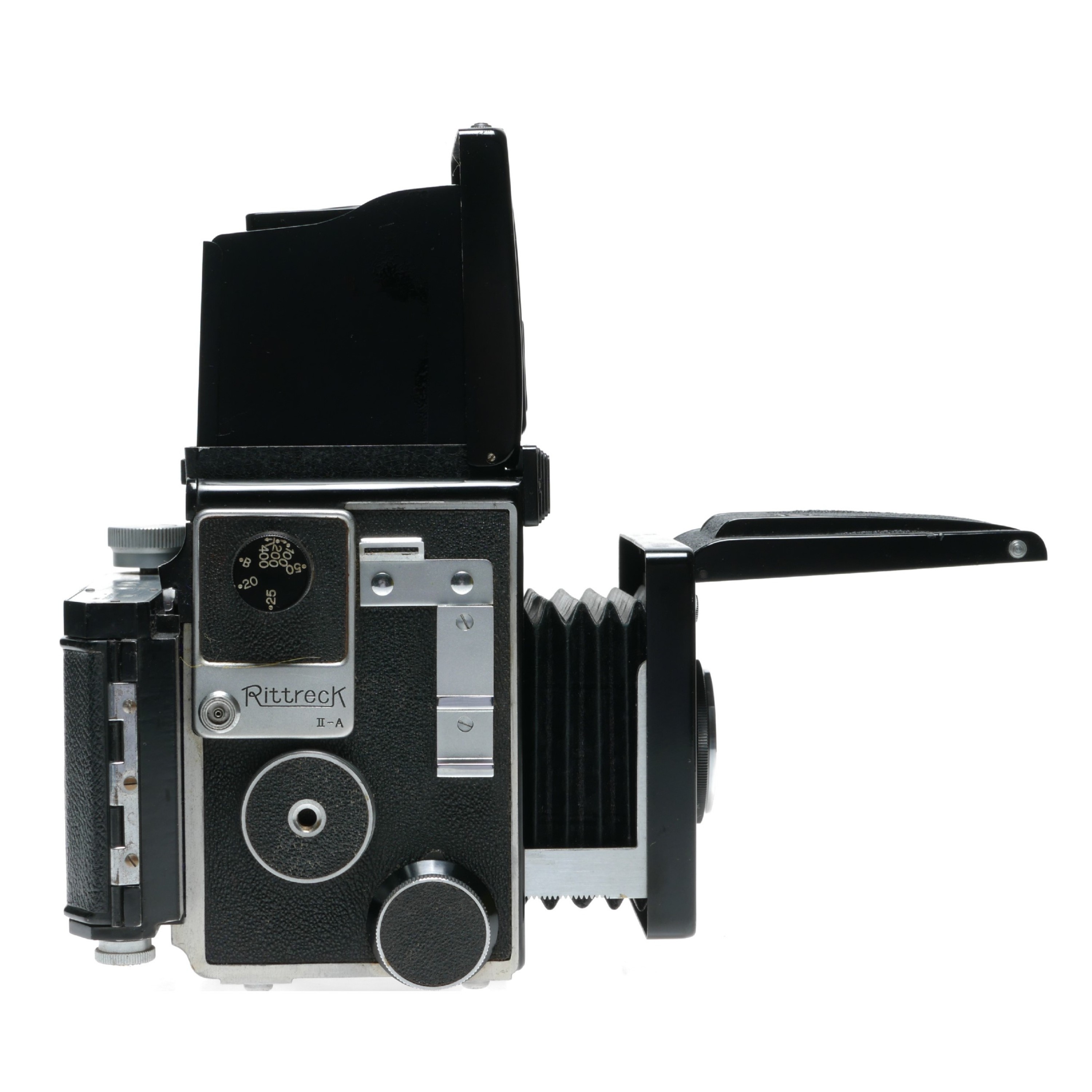 Musashino Koki MKK Rittreck IIA SLR Film Camera Luminant 1:3.5 fu003d10.5cm