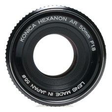 Konica Hexnaon AR 50mm 1.8 SLR Camera Prime Lens