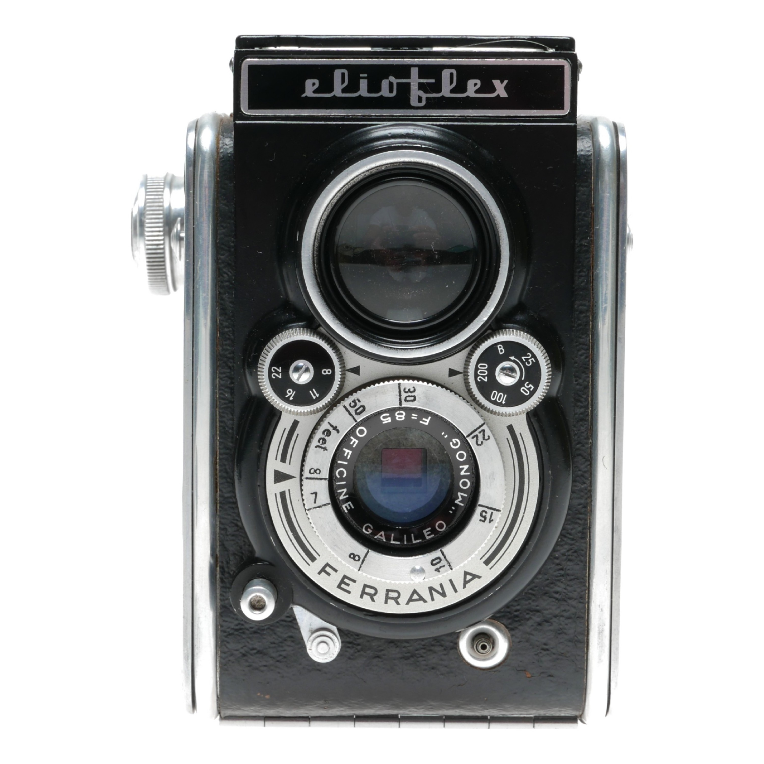 Ferrania Elioflex 6x6 TLR 120 Film Camera Galileo Monog F=85