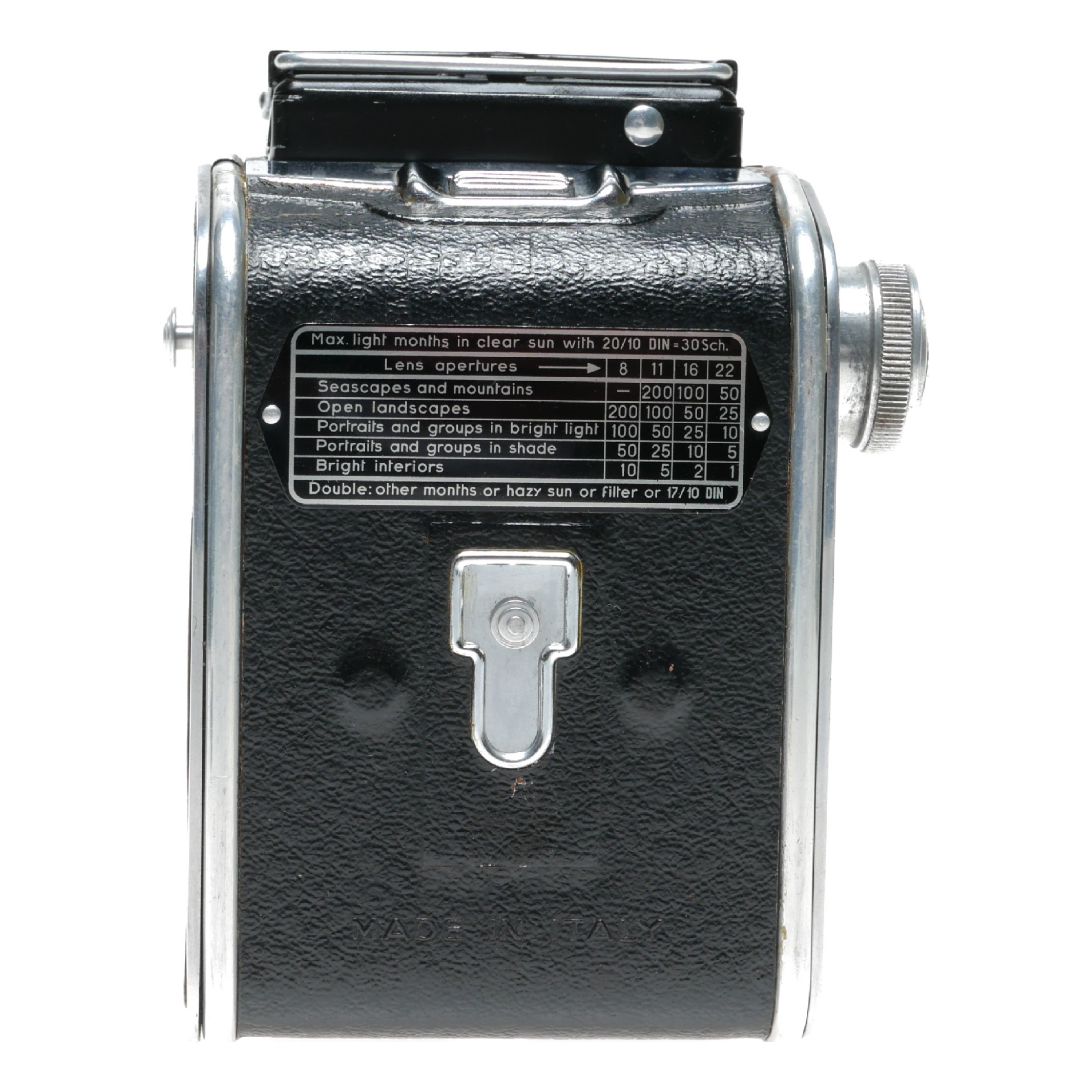 Ferrania Elioflex 6x6 TLR 120 Film Camera Galileo Monog F=85