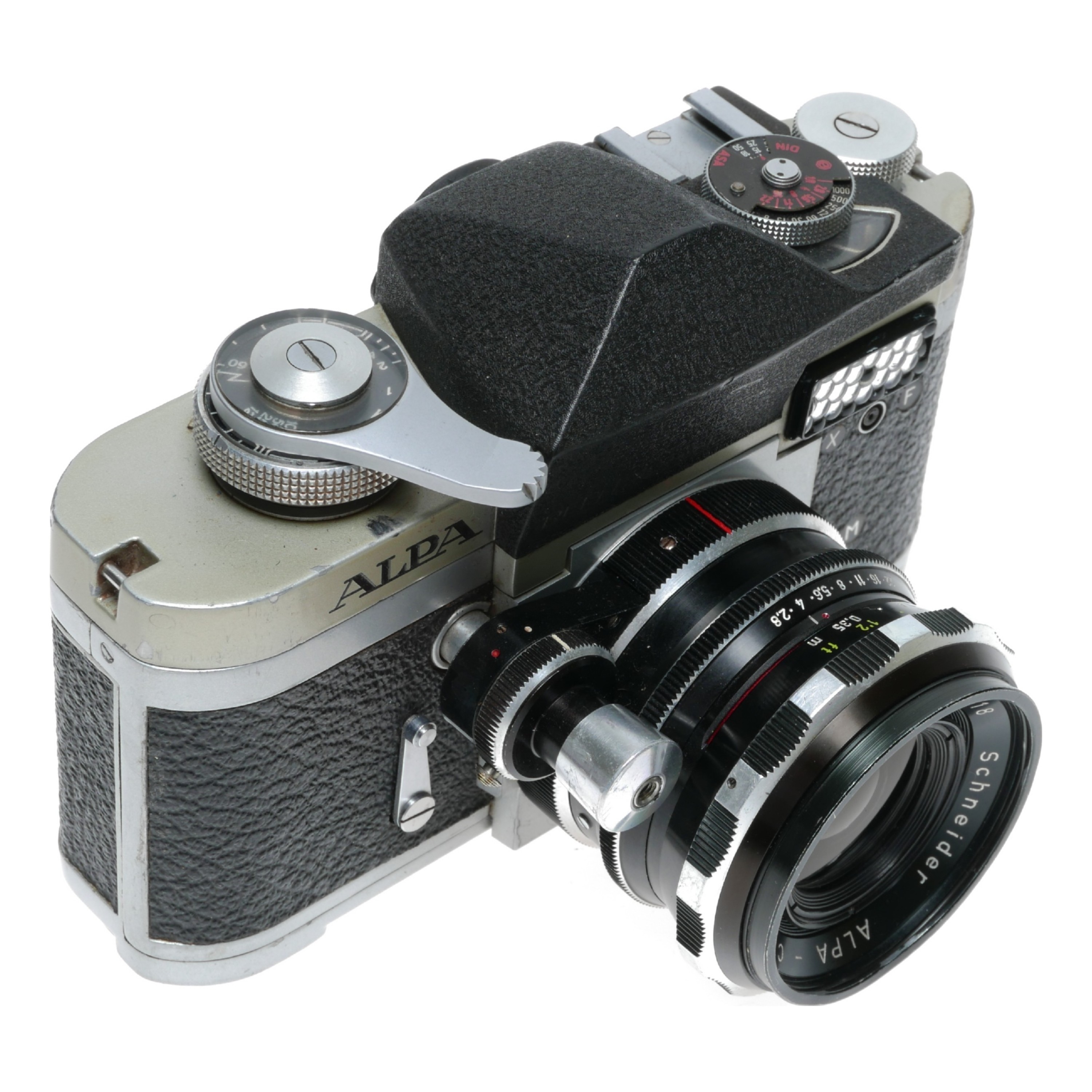 Étui En Cuir Rare Pour Appareil Photo Alpa Reflex 9d