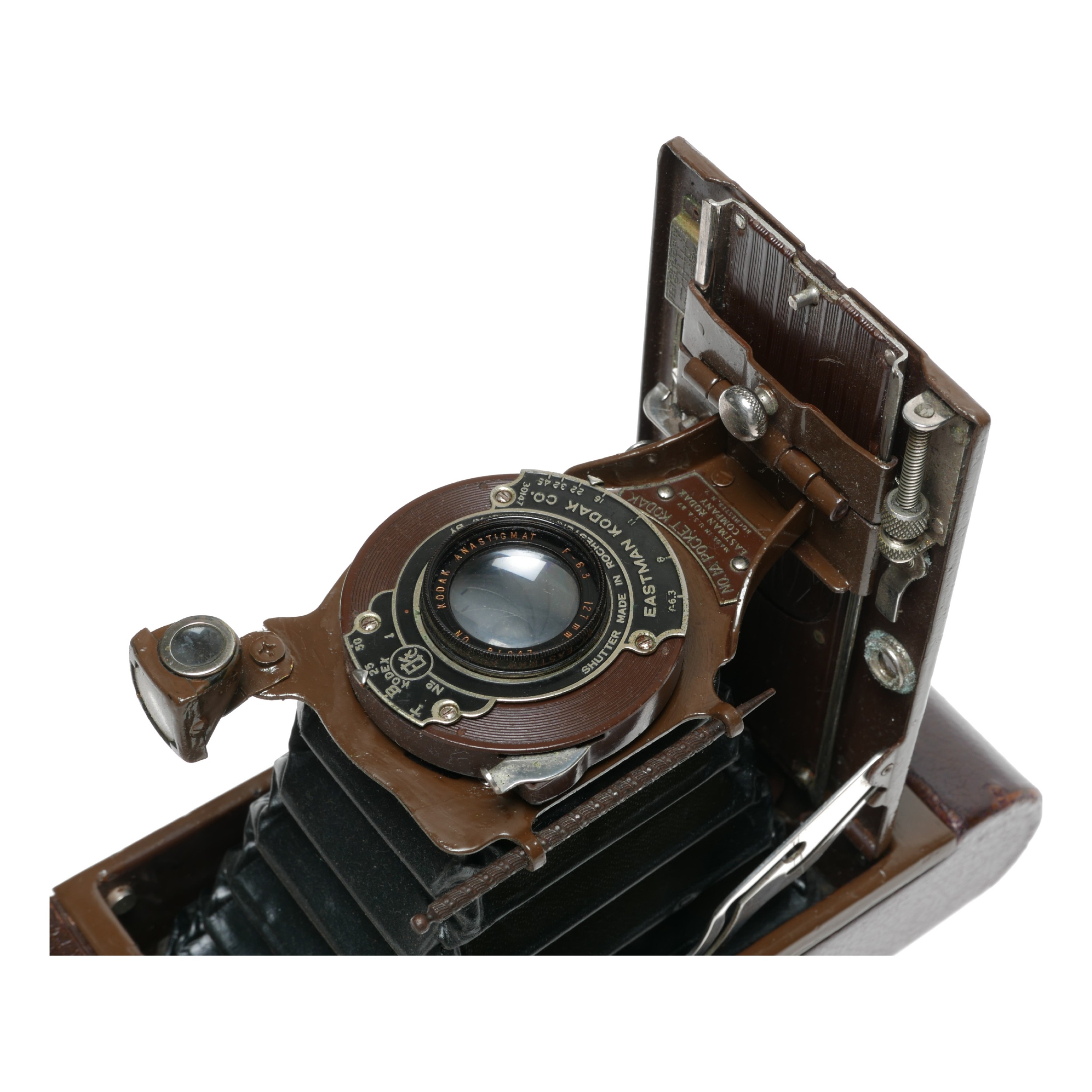 Kodak No.1A Pocket Colored Series Brown Folding Camera - Vintage ...