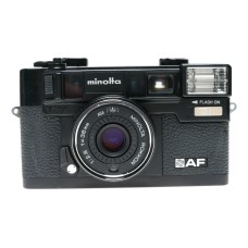 Minolta Hi-Matic AF 35mm Rangefinder Camera 2.8/38 Case Box