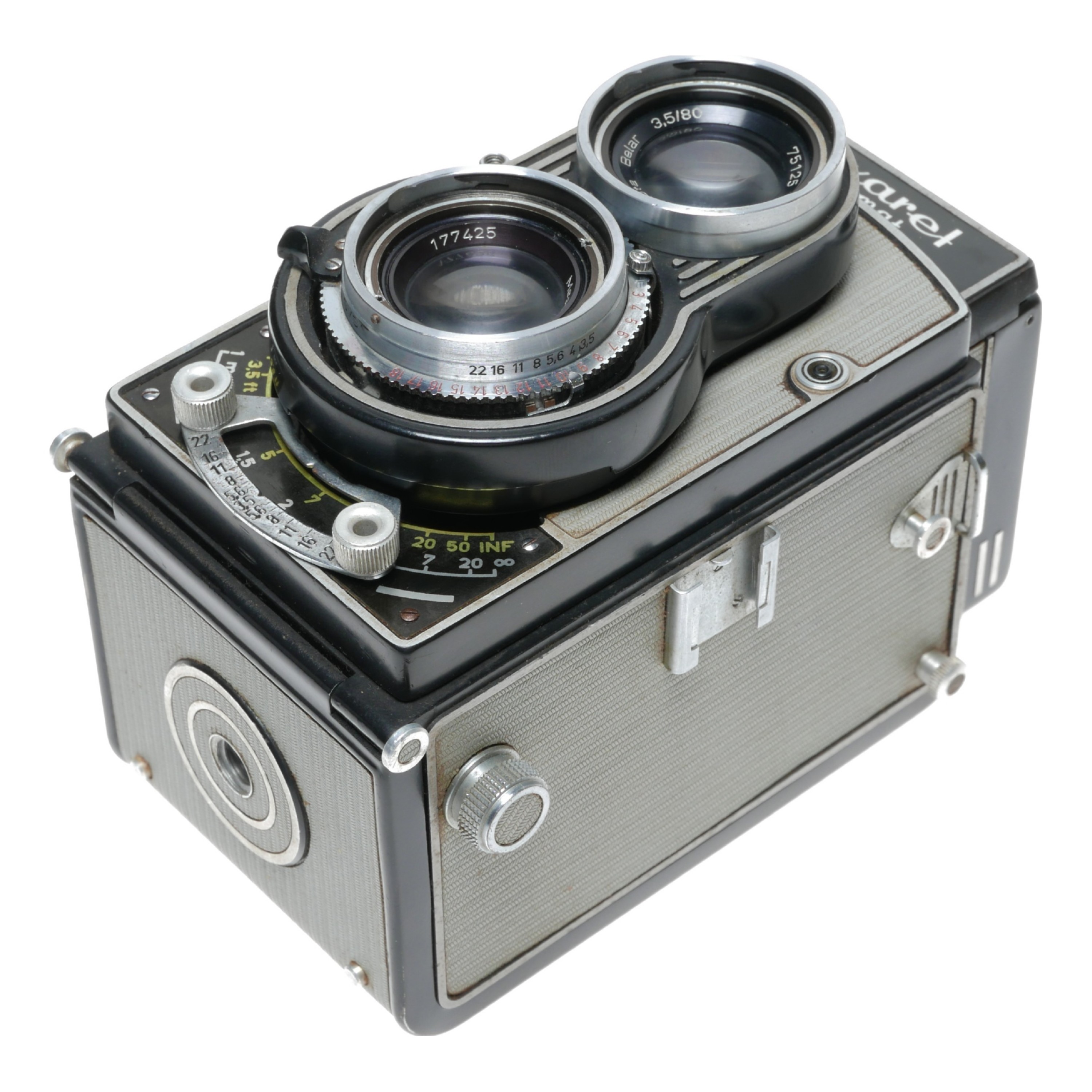 SERVICED & TESTED* Flexaret IIIa III Prontor S Meopta 3.5 80 Mirar TLR