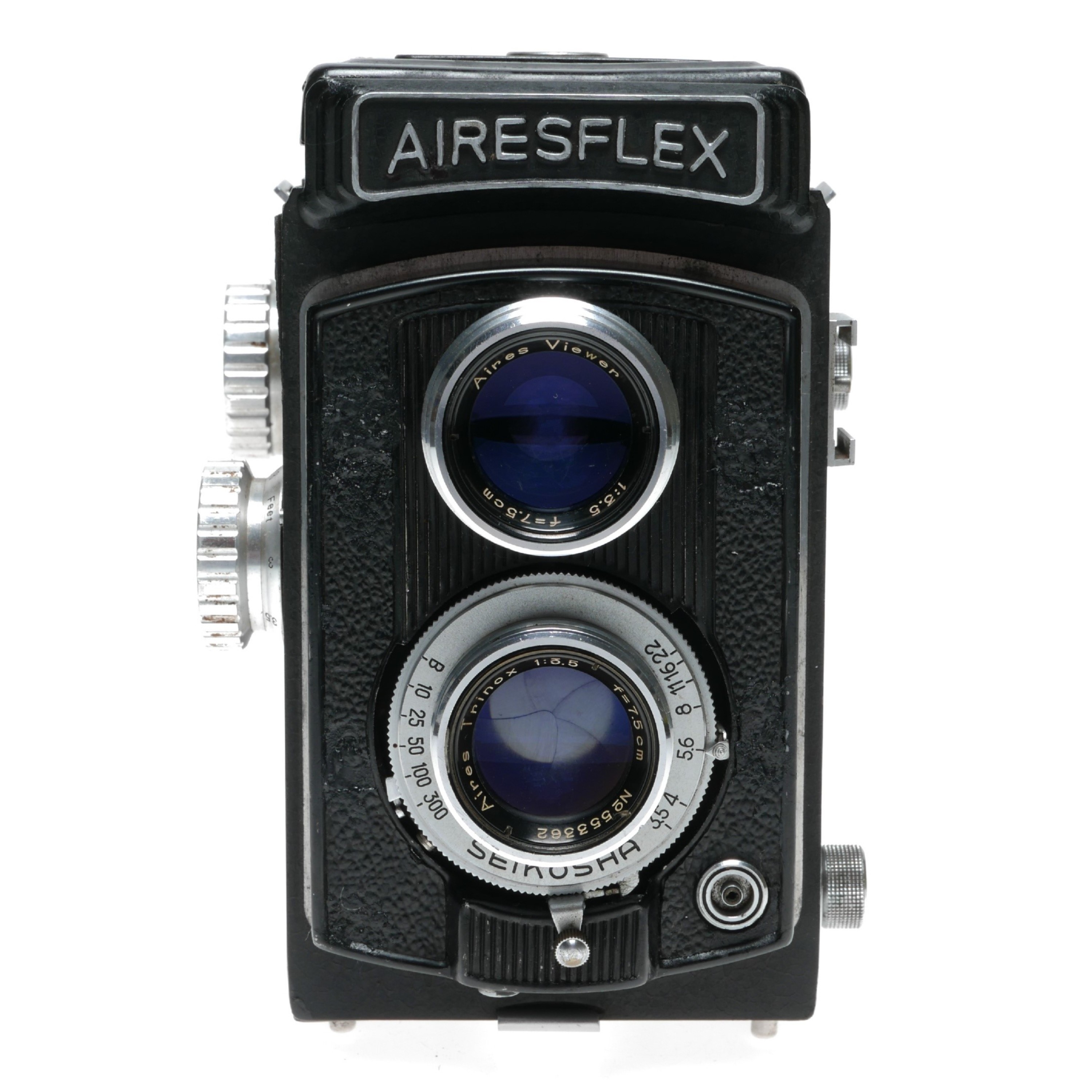 Airesflex TLR 120 Roll Film Camera 6x6 Format 3.5/7.5cm Vintage 3.5/7