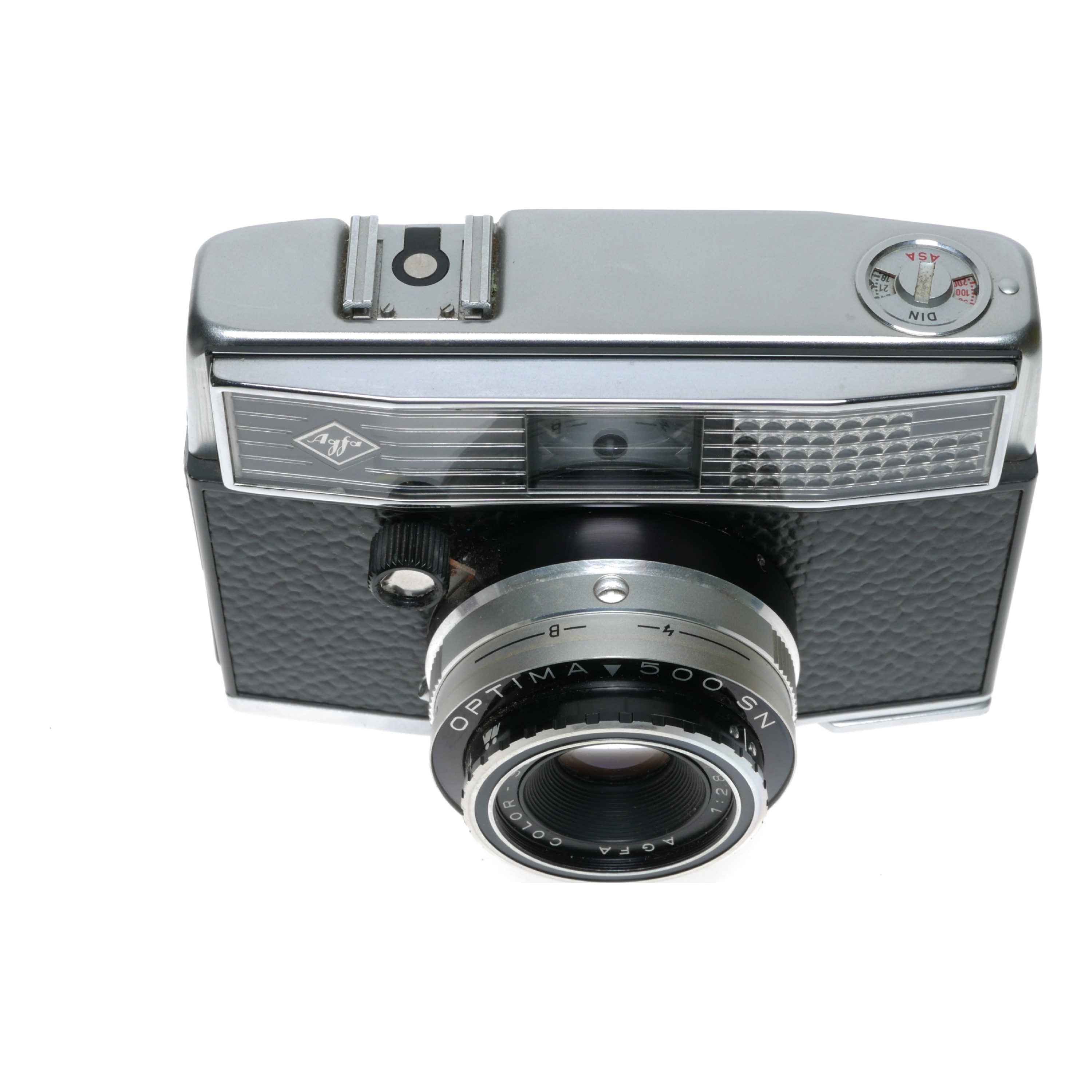 Agfa Optima 500 SN 35mm Film Viewfinder Camera Color-Solinar 2.8/45 -  Vintage 2.8/45 | vintagefilmcamerashop.com