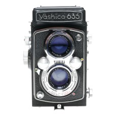 Yashica-635 Dual Format TLR Film Camera Yashikor 3.5/80mm