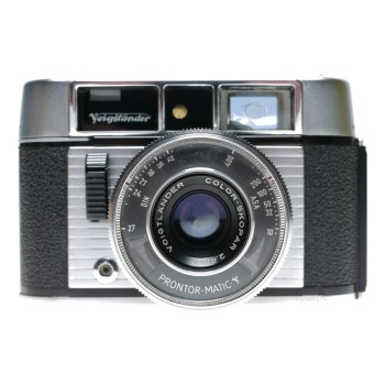 Voigtlander 138/21 Dynamatic II Deluxe 35mm Film Camera Color-Skopar 2.8/50
