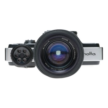Minolta 110 Zoom Miniature SLR Film Camera 1:4.5 25-50mm
