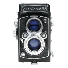 YASHICA 635 Dual Format TLR 120 35mm Film Camera Yashikor 3.5/80