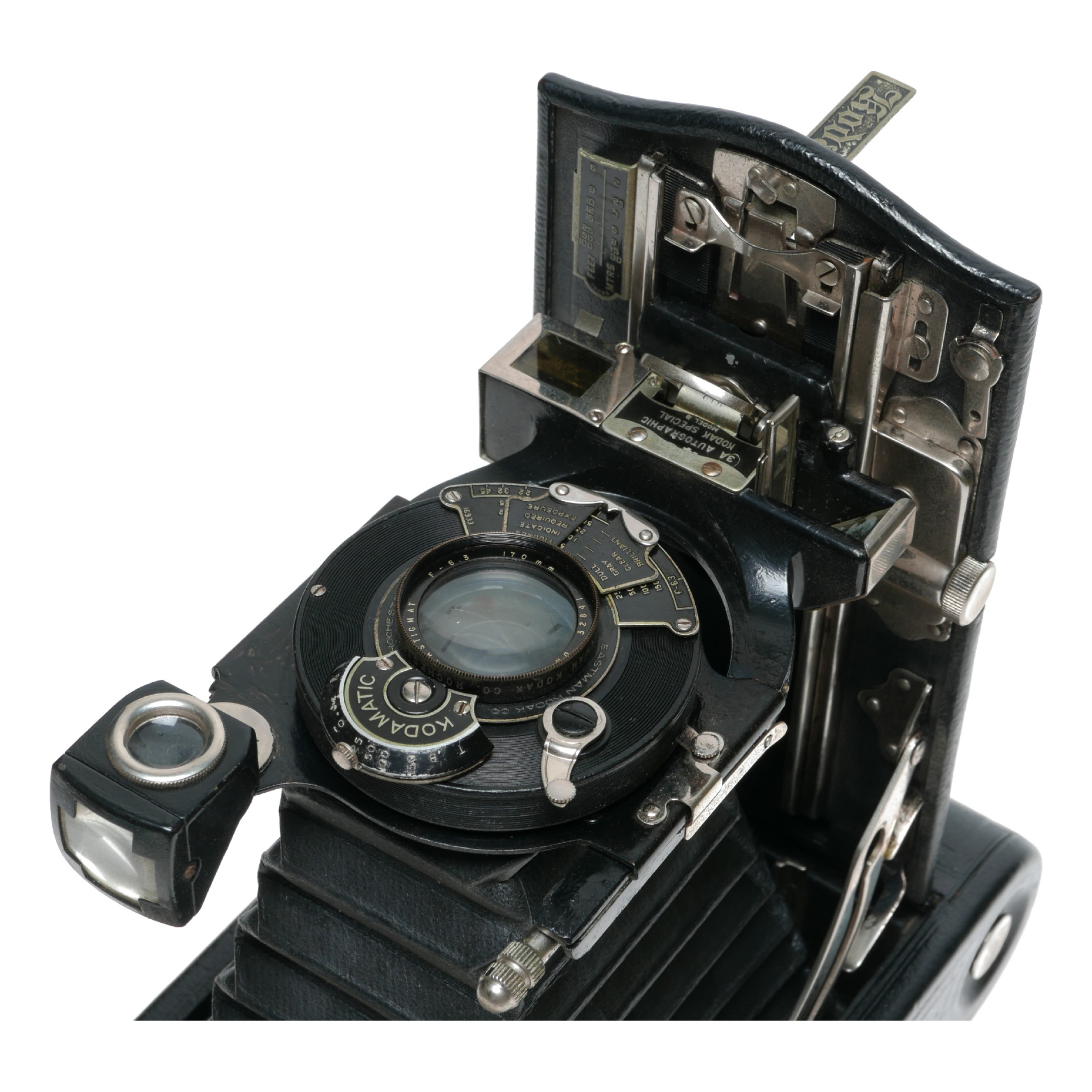 Kodak 3A Autographic Special Model B Rangefinder Camera F6.3 170mm
