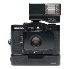 Cosina CX-2 35mm Film Compact Camera Motor CX-11 Auto-Flash