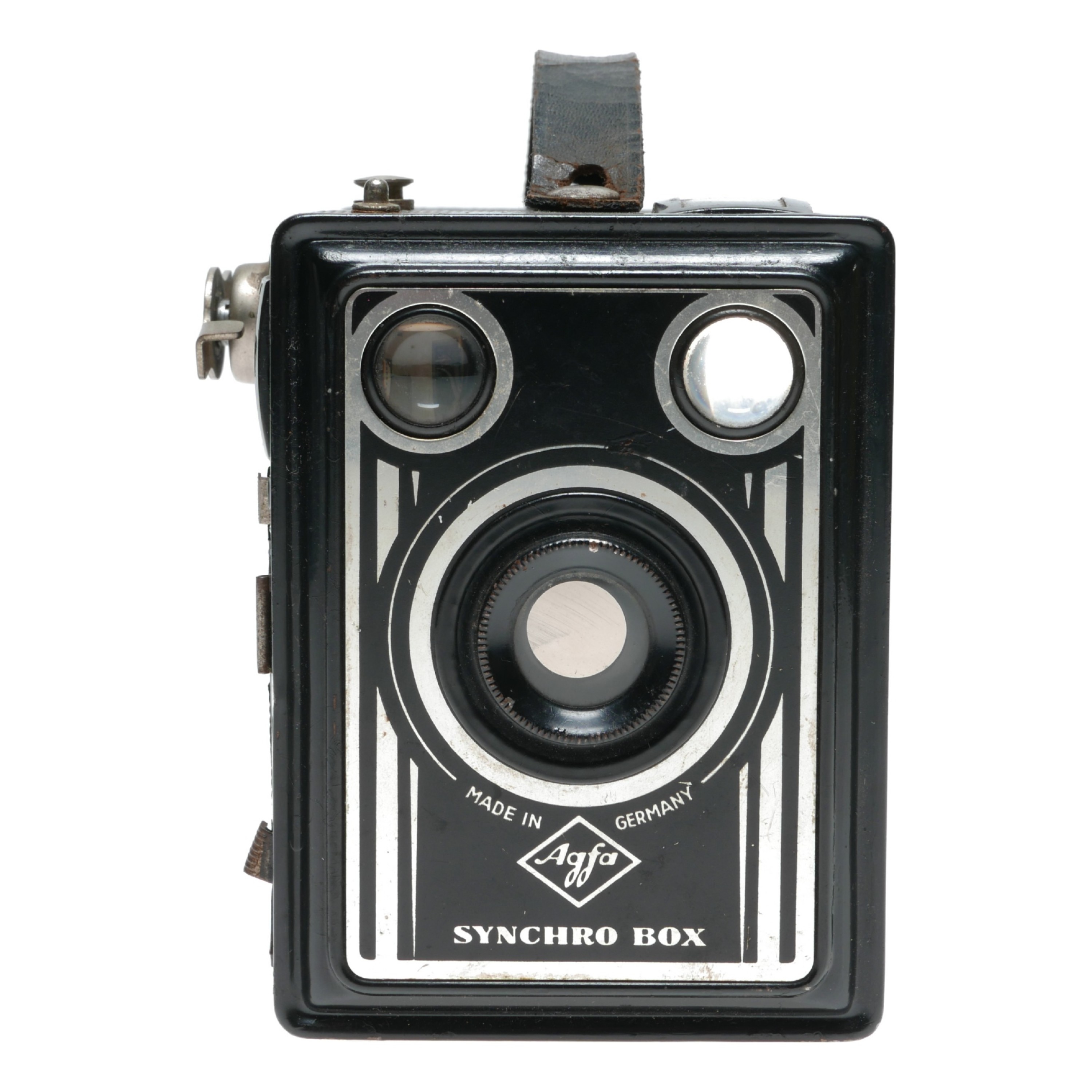 Agfa Synchro BOX fotocamera Agfa-BOX Boxkamera Roll cinepresa 6x9 