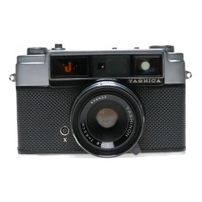 Yashica J 35mm Film Coupled RF Camera Yashinon 1:2.8 f=4.5cm Case