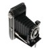 Agfa Speedex Compur Folding Rollfilm Camera Art Deco Solinar 1:4.5/10.5cm