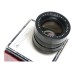 Summicron-R 1:2/90 Leicaflex 11219 Leica Leitz Portrait lens