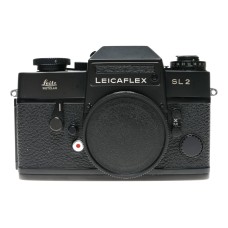 Black paint Leicaflex SL2 Antique film camera 35mm body with case