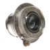 Leitz Elmar 1:3.5 F=50mm SM Leica camera lens rare in bakelite keeper