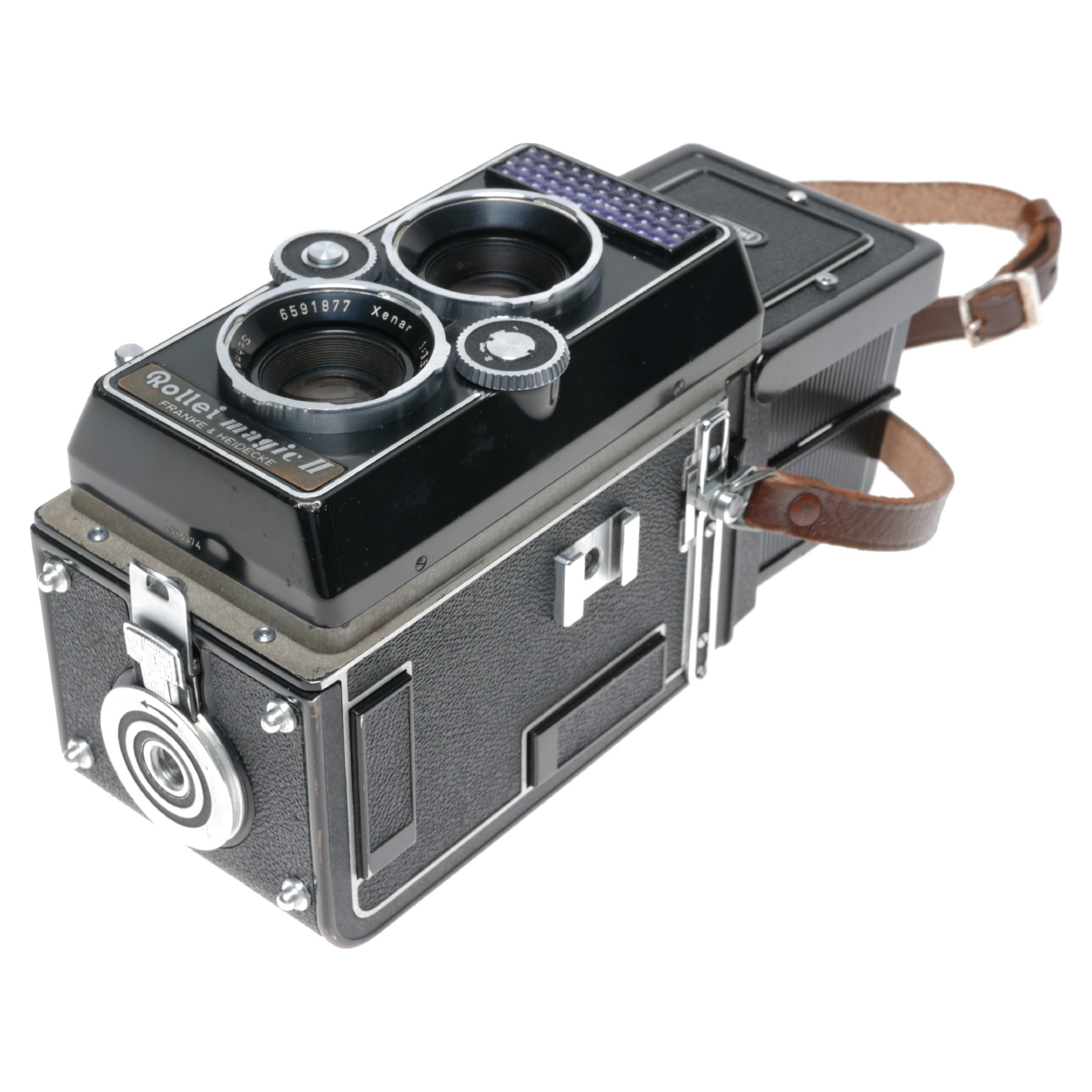 Rollei Magic II TLR 6x6 Film Camera Xenar 1:3.5/75 Lens - Vintage