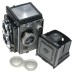 Rolleiflex T Model 1 Grey TLR Film Camera Carl Zeiss Tessar 1:3.5/75