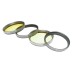 Set of 4 Leica filters for Summicron 2/50mm vintage lenses Uv yellow