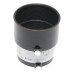 Black chrome FIKUS Leica lens hood shade 3.5 and 13.5cm Leitz