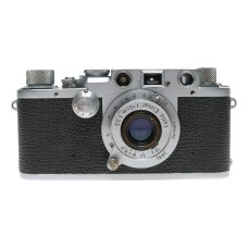 Leica IIIF Red dial 35mm film camera with Elmar 50mm F3.5 lens